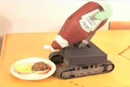 Le robot ketchupeur