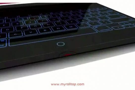 L’ordinateur portable enroulable