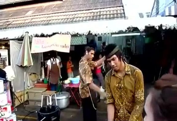 Préparation d’un thé en thailande