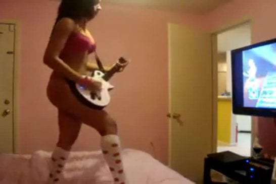 Sexy guitar hero