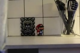 Super mario dans la maison