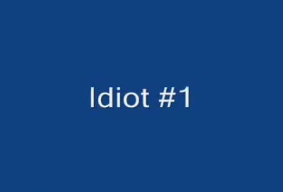 Top 5 des gros idiots