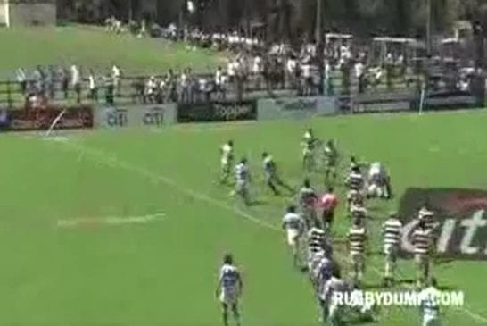 Un choc violent dans un match de rugby en argentine