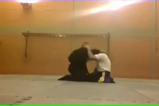 Un combat entre experts en art martiaux