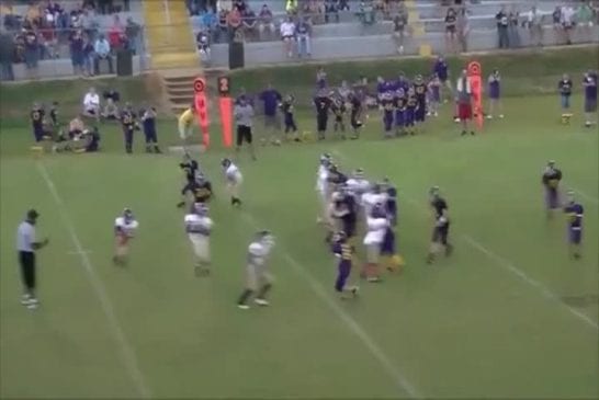 Touchdown incroyable de l’équipe d’Alabama Pee Wee QB