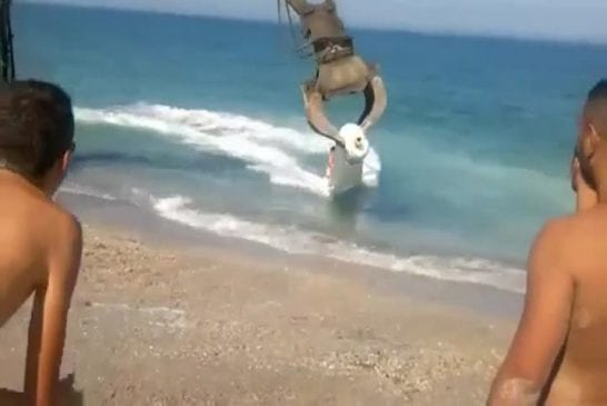 Nouvelle activité insolite pour la plage