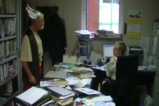 Voeux Asterix du maire belge de la ville de Depardieu
