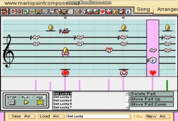 Daft Punk reprise de Get Lucky sur Mario Paint