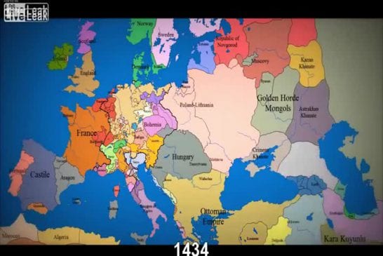 Evolution de l’Europe depuis le 11e siècle