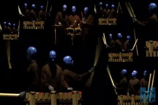 Blue Man Group Thème de Mission Impossible