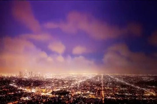 Night Fall Time Lapse Los Angeles