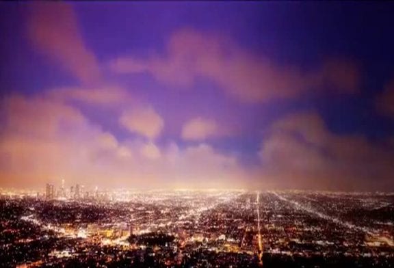 Night Fall Time Lapse Los Angeles