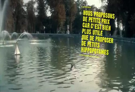 Publicité petit hippopotame PriceMinister