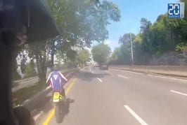 Un 4x4 renverse des motards durant une course poursuite a New York