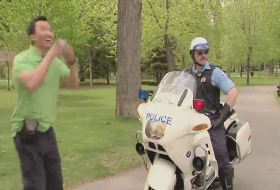 Blague de la japonaise qui aime la police