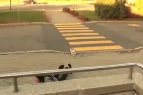 Mauvaises réceptions en skateboard