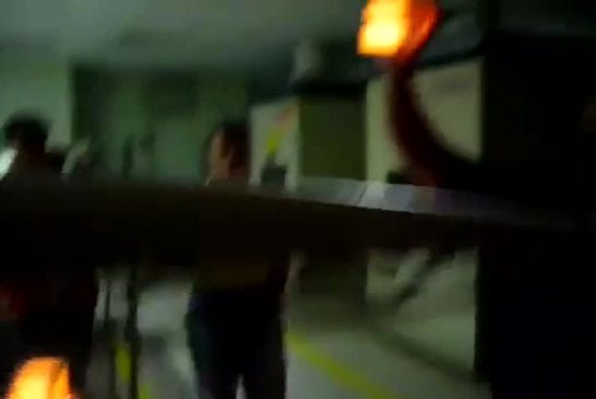 Navette spatiale démonstration de tuile thermique