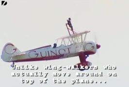 Marcher sur les ailes d’un avion en vol