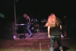 Rockband fan faceplant