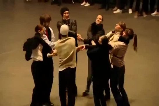 Flashmob dans la gare de Berlin
