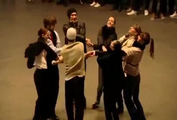 Flashmob dans la gare de Berlin