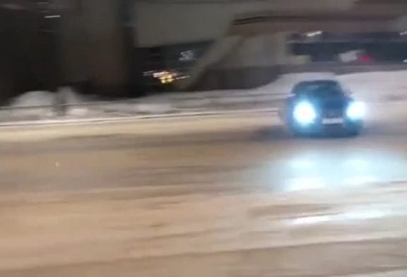 Drift avec une Audi S5 tourne mal