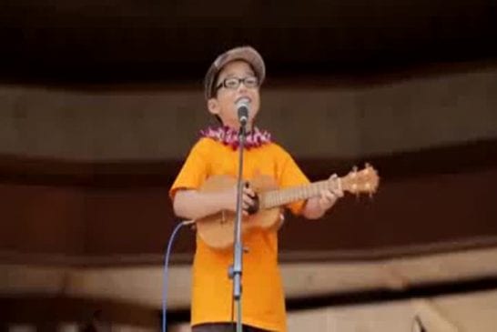 Aidan James - 8 year old covers Train, Hey Soul Sister