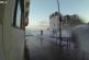 Puissantes vagues ont frappé les maisons de Saint Malo