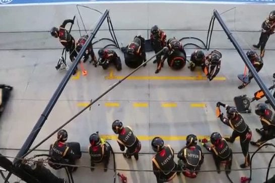 Etonnants pit stops de Formule 1