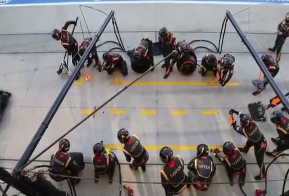 Etonnants pit stops de Formule 1