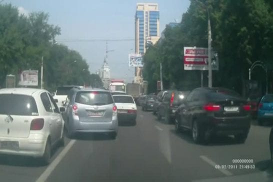 Conducteur de Porsche très en colère