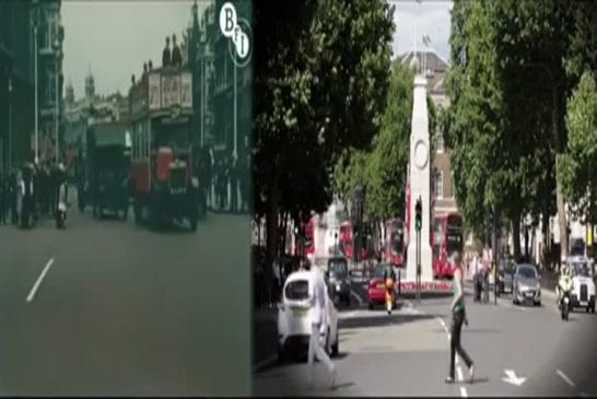 Londres en 1927 & 2013 côte à côte