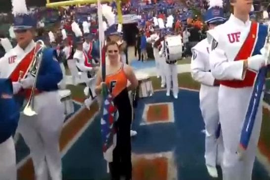 La fanfare UF Gators avec google glass