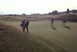 La passe de golf parfaite