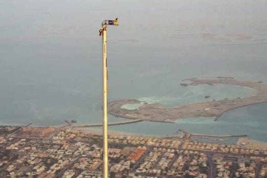 Dubai base jump