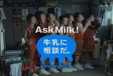Publicité japonaise pour le lait