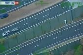 Chauffard écrasé sur l'autoroute australienne