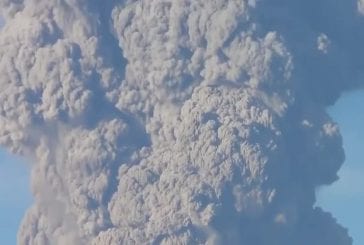 L’éruption du volcan
