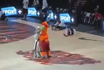 Combat de mascottes de Basket